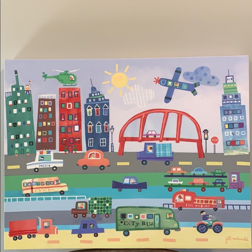 Oopsy Daisy Canvas Wall Art “Moving”